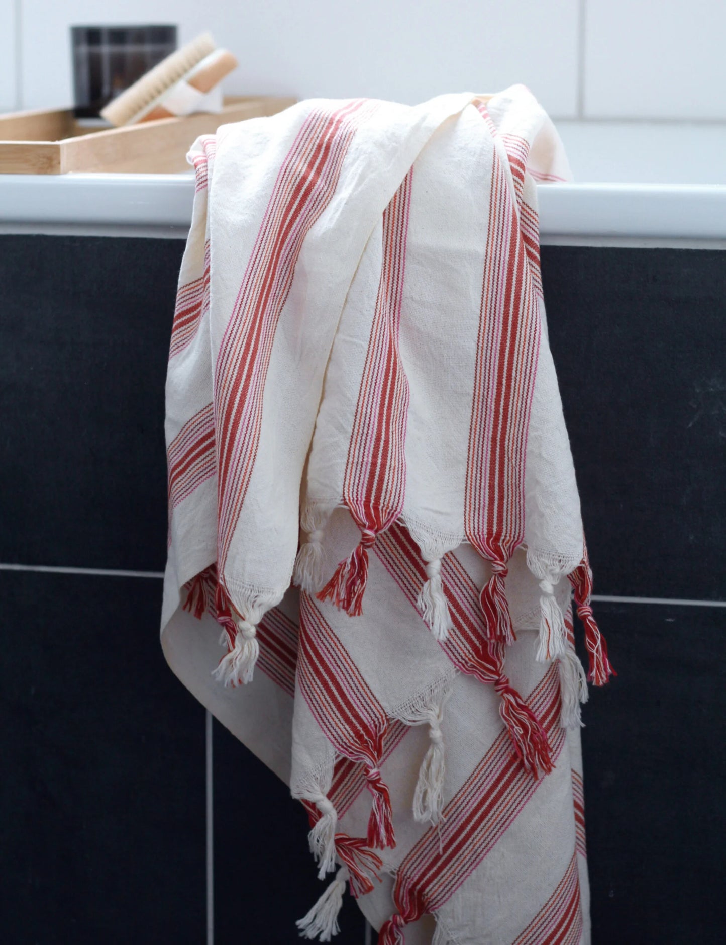 Ruby Handwoven Hammam Towel